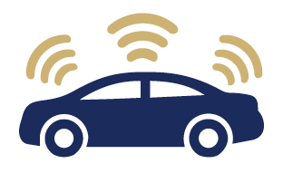 Autonomous ground vehicles icon