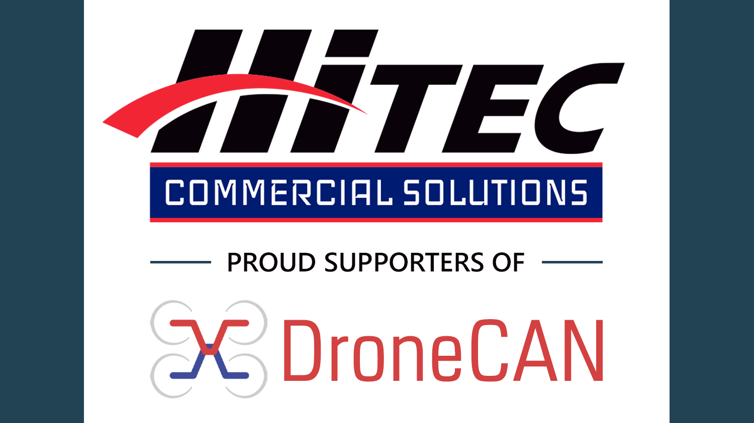 Hitec Proudly Supports DroneCAN
