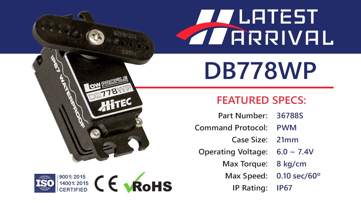 PRODUCT RELEASE: DB778WP